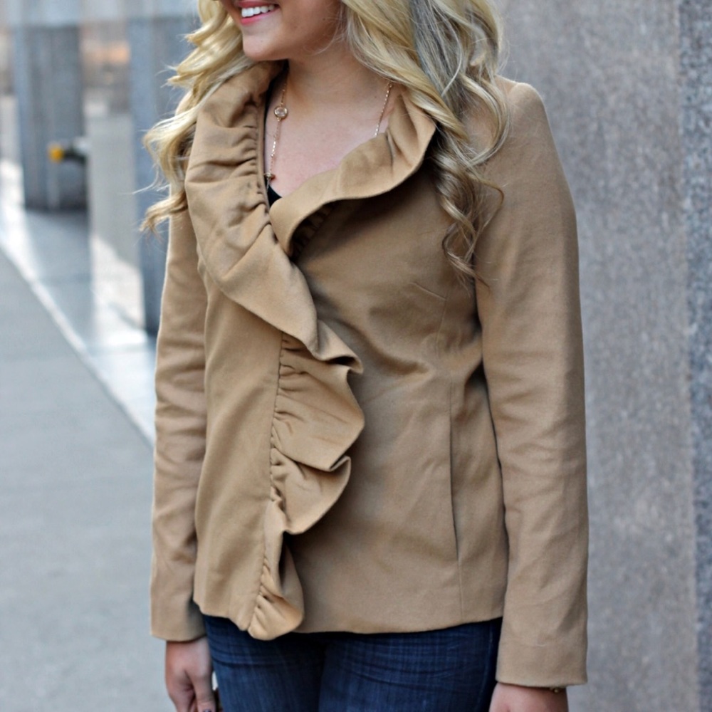 Milly Ruffle Coat - Picture 2 of 4